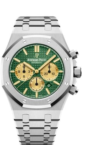 Review 26332PT.OO.1220PT.02 Audemars Piguet Royal Oak Chronograph 41 Platinum replica watch - Click Image to Close